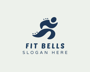 Fitness Runner Wellness Logo