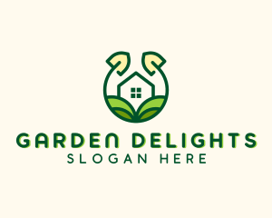 Shovel Farm Gardening  logo design