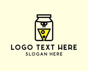 Fermented Cheese Slice Jam Jar logo