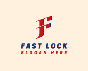 Fast Courier Logistics logo design