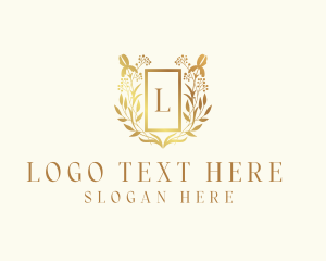 Luxury Floral Boutique Logo