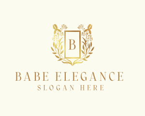 Luxury Floral Boutique logo design