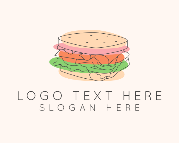 Lunch logo example 1