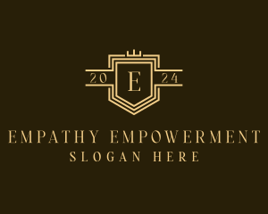 Regal Royalty Shield logo design