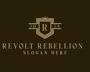 Regal Royalty Shield logo design