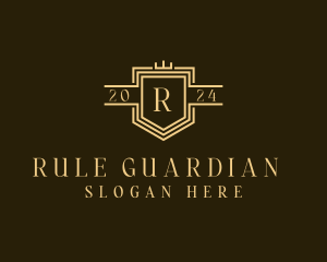 Regal Royalty Shield logo design