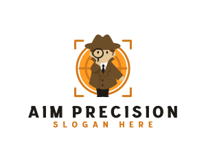 Magnifying Glass Detective logo
