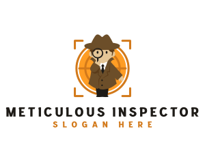 Magnifying Glass Detective logo