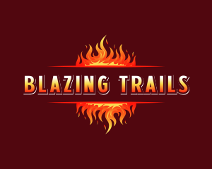 Flame Blaze Heat logo design