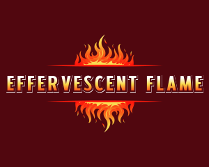 Flame Blaze Heat logo design