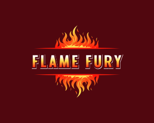 Flame Blaze Heat logo design