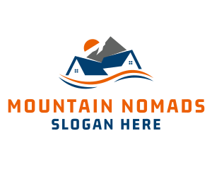 Mountain Sun Realty logo design