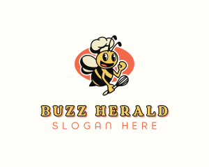 Cooking Chef Bee logo design