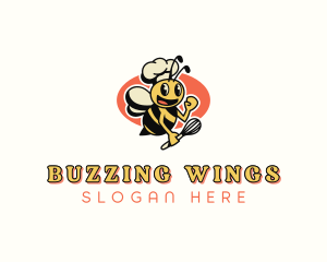 Cooking Chef Bee logo design