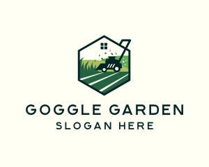 Landscape Lawn Mower logo design