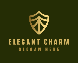 Elegant Security Shield logo design