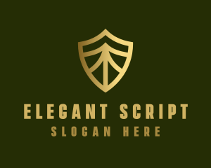 Elegant Security Shield logo design