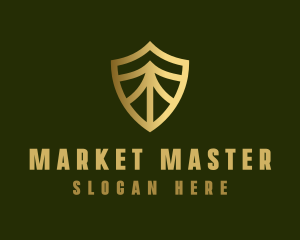 Elegant Security Shield logo design