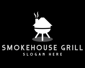Grill House Smoked Barbecue logo design