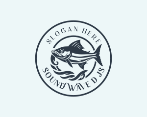 Fishing Tuna Fish logo design