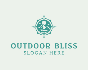 Mountain Outdoor Trekking logo design