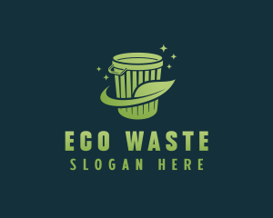 Eco Sanitation Trash  logo design