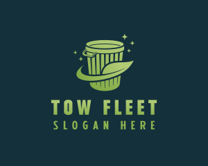 Eco Sanitation Trash  logo design