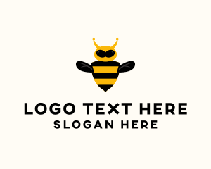 Honey Bee Wasp logo design