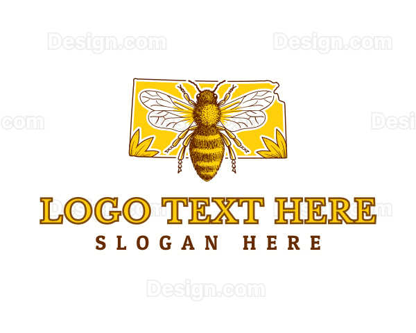 Kansas Natural Honeybee Logo