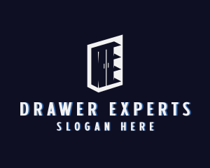 Cabinet Shelves Furniture logo design