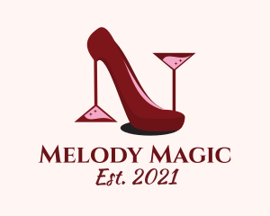 Classy Wine Stiletto logo