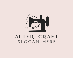 Sewing Machine Tailoring logo design