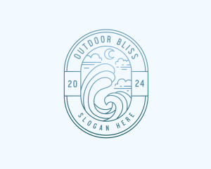 Sea Travel Tourism logo design