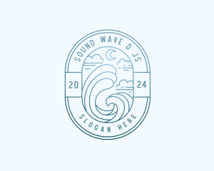 Sea Travel Tourism logo design