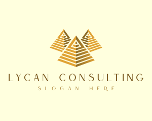 Pyramid Triangle Architecture logo design