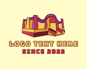 Kiddie Bounce House logo design