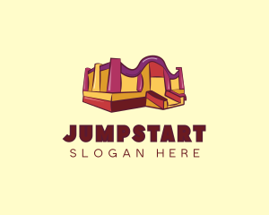 Kiddie Bounce House logo design