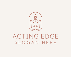 Spa Candle Decor logo design