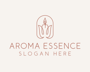 Spa Candle Decor logo design