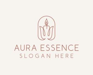 Spa Candle Decor logo design