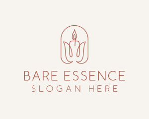 Spa Candle Decor logo design