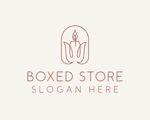 Spa Candle Decor logo design