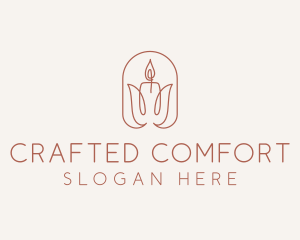 Spa Candle Decor logo design