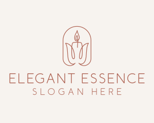 Spa Candle Decor logo design