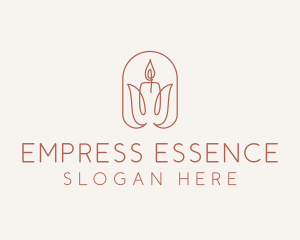 Spa Candle Decor logo design