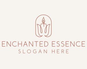 Spa Candle Decor logo design