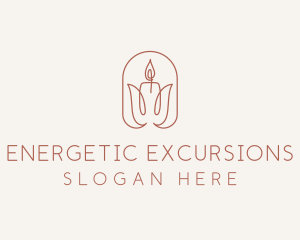 Spa Candle Decor logo design