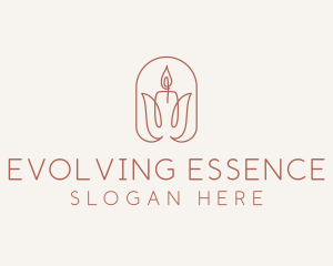 Spa Candle Decor logo design