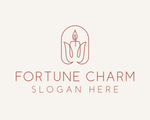 Spa Candle Decor logo design