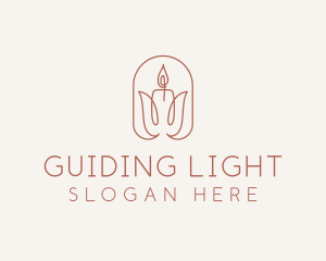 Spa Candle Decor logo design